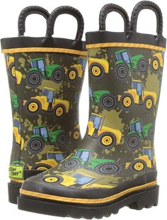 Резиновые сапоги Limited Edition Printed Rain Boots Western Chief, цвет Tractor Tough Taupe