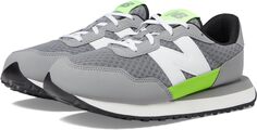 Кроссовки 237 New Balance, цвет Shadow Grey/Pixel Green