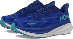 Кроссовки Clifton 9 Hoka, синий/голубой