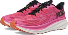 Кроссовки Clifton 9 Hoka, цвет Raspberry/Strawberry