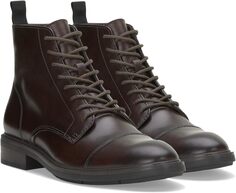 Ботинки на шнуровке Ferko Lace-Up Cap Toe Boot Vince Camuto, цвет Dark Brown