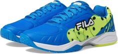 Кроссовки Volley Zone Fila, цвет Electric Blue/White/Safety Yellow