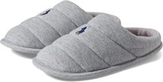 Тапочки Emery Scuff Slipper Polo Ralph Lauren, серый