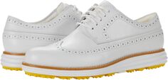 Кроссовки Original Grand Wing Oxford Golf Cole Haan, цвет Waterproof White/White