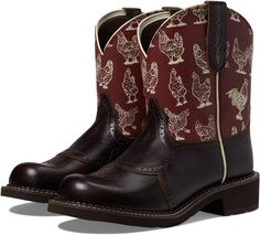 Ковбойские сапоги Fatbaby Heritage Farrah Western Boot Ariat, цвет Chocolate Chip/Henhouse