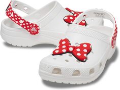 Сабо Disney Minnie Mouse Classic Clog Crocs, белый/красный