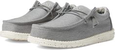 Лоферы Wally Stretch Canvas Slip-On Casual Shoes Hey Dude, цвет Iron