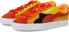 Кроссовки Suede Camowave PUMA, цвет Warm Earth/Clementine/Pelé Yellow