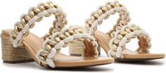 Босоножки Juliet Mid Schutz, цвет Light Nude/White/Platina (D/B Light Nude)