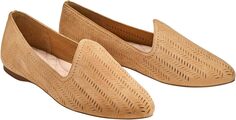 Балетки Heron Suede Laser Cut Flat Birdies, цвет Wheat