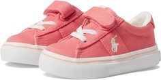 Кроссовки Sayer PS Polo Ralph Lauren, цвет Coral Recycled Canvas/Peach/White Pony Player