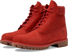 Ботильоны 50th Anniversary Edition Premium 6-Inch Waterproof Timberland, цвет Medium Red Nubuck