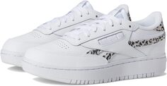 Кроссовки Club C Double Revenge Reebok, цвет White/Black/Pure Grey