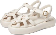 Сандалии на плоской подошве Penney Leather Sandal COACH, цвет Chalk