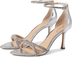 Босоножки Vani Jewel Badgley Mischka, цвет Silver