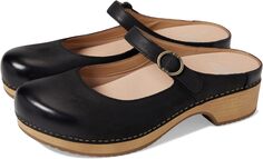 Сабо Bria Dansko, цвет Black Burnished Nubuck