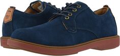 Оксфорды Supacush Plain Toe Ox, Jr. Florsheim, цвет Navy Suede/Brick Sole