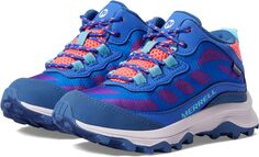 Кроссовки Moab Speed Mid Waterproof Merrell, цвет Blue/Berry/Turquoise