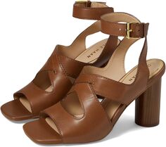 Босоножки Reina City Sandal 85 mm Cole Haan, цвет Dark Sequoia Leather