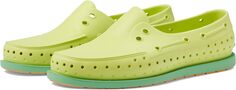 Лоферы Howard Sugarlite Native Shoes, цвет Celery Green/Candy Green/Papaya Speckle Rubber