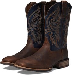 Ковбойские сапоги Slingshot Western Boots Ariat, цвет Rowdy Rust/Dark Denim