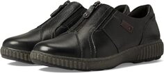 Кроссовки Magnolia Zip Clarks, черная кожа