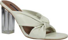 Босоножки Nadeen Leather Mule BCBGMAXAZRIA, цвет Optic White