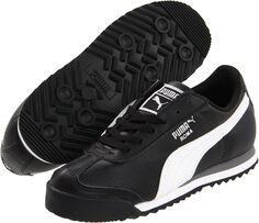 Кроссовки Puma Kids Roma Basic Sneaker PUMA, цвет Black/White/Puma Silver