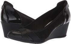 Туфли на танкетке Sport Timeout Wedge Heel Anne Klein, цвет Black Fabric