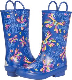 Резиновые сапоги Puddle Stompers Rain Boots Print L.L.Bean, цвет Night Sky Butterfly L.L.Bean®