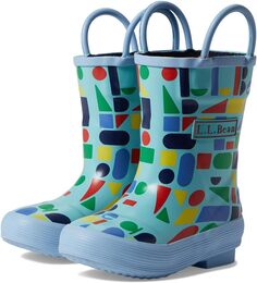Резиновые сапоги Puddle Stompers Rain Boots Print L.L.Bean, цвет Deep Sapphire Shark Geo 1 L.L.Bean®