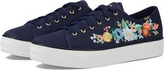 Кроссовки Keds X Rifle Paper Triple Kick Vintage Blossom Keds, темно-синий