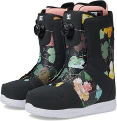 Ботинки AW Phase BOA Snowboard Boots DC, цвет Dark Grey/Black/White