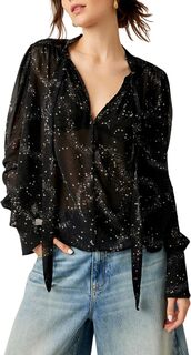 Топ с принтом Stars Align Free People, цвет Night Combo