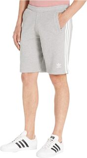 Шорты с 3 полосками adidas, цвет Medium Grey Heather