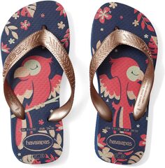 Шлепанцы Top Pets Flip Flop Sandal Havaianas, цвет Marine/Rose Gold