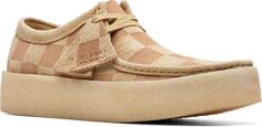 Кроссовки Wallabee Cup Clarks, цвет Maple Suede