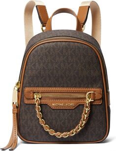 Рюкзак Elliot Extra Small Convertible Messenger Backpack MICHAEL Michael Kors, цвет Brown/Acorn