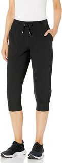 Брюки Women&apos;s Premium Performance Rib Cuffed Capri Pant (Standard and Plus) Calvin Klein, черный