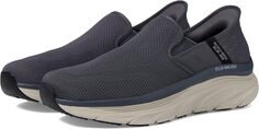 Кроссовки D&apos;Lux Walker Orford Hands Free Slip-Ins SKECHERS, цвет Charcoal