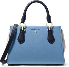 Маленькая сумка через плечо Мэрилин MICHAEL Michael Kors, цвет French Blue Multi