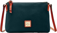 Сумка Pebble Crossbody Pouchette Dooney &amp; Bourke, черный