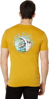 Футболка Shred с короткими рукавами Rip Curl, цвет Mustard