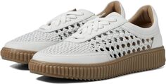 Кроссовки Wimberly Woven Sneaker Free People, белая кожа