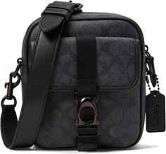 Кроссбоди Beck в подписи COACH, цвет Charcoal/Black