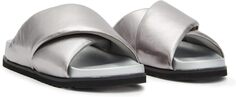 Сандалии на плоской подошве Saki Sandals AllSaints, цвет Silver