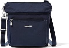Современная сумка через плечо с большим карманом Baggallini, цвет French Navy