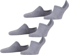 Носки-невидимки Cool Kick, 3 пары Falke, цвет Grey (Light Grey 3400)