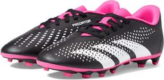 Бутсы Predator Accuracy.4 Flexible Ground Soccer Cleats adidas, цвет Black/White/Team Shock Pink