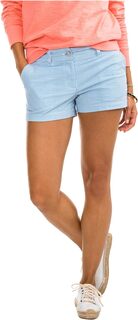 Шорты Leah из хлопка 3 дюйма Southern Tide, цвет Boat Blue